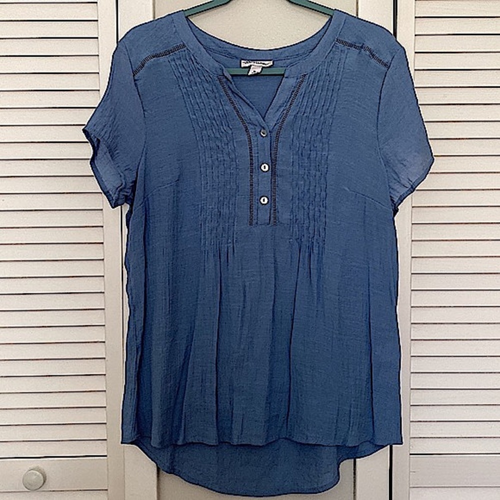 Westport Chambray Popover Top